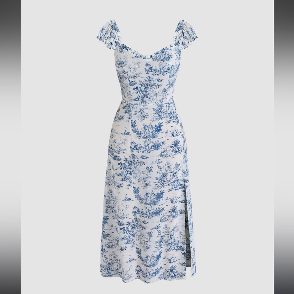 Coastal granddaughter, Summer dress, Blue Chateu, Maxi dress